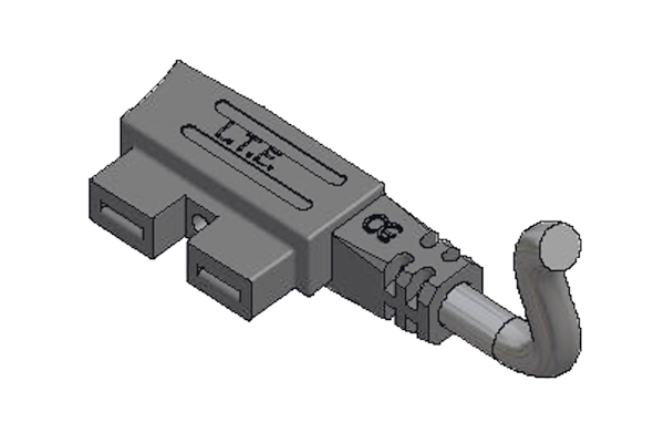 Connector for modular coils gas valves