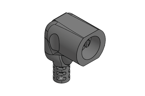 Connector for contact thermostats with parallel faston