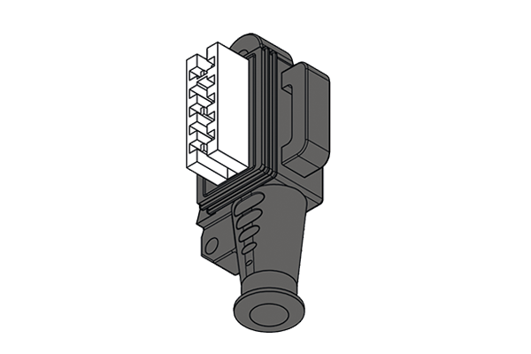 Connector for compact actuators Bitron-Elbi