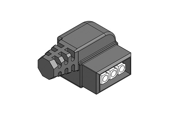 Linear connector for power supply circulator pumps Wilo and Grundfos